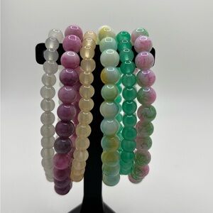 Beaded Bracelet Set Multicolor